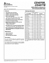 DataSheet CD4077B pdf